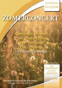 Zomerconcert Deo Juvante uit Kesteren