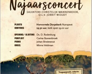 Najaarsconcert mannenkoor Salvatori Nunspeet