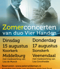 Middelburg Duo 4 handen zomerconcert