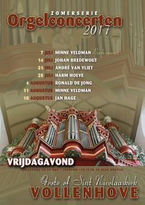 Vollenhove klassiek orgelconcert in de sint nicolaaskerk 