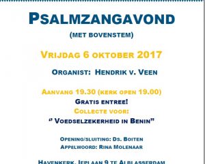 ablasserdam psalmzangavond woord en daad