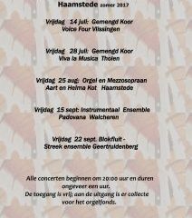 Voice Four geeft zomerconcert in Haamstede