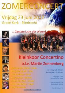 zomerconcert kleinkoor concertino