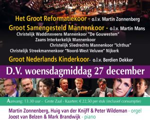 Eindejaarsconcert De Doelen middagprogramma 2017