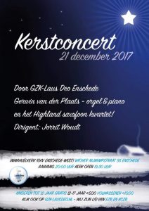 Immanuelkerk Enschede kerstconcert Laus Deo