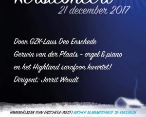 Immanuelkerk Enschede kerstconcert Laus Deo