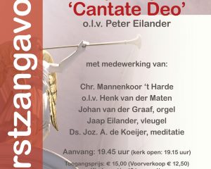 Sint-Joriskerk Amersfoort kerstconcert Cantate Deo