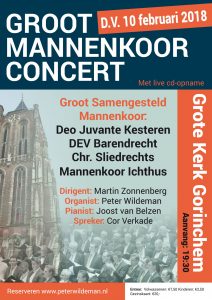 Gorinchem Groot Mannenkoor concert