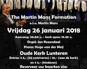 Oude kerk Lunteren nieuwjaarsconcert