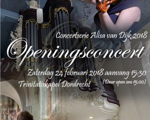 openingsconcert Alisa van Dijk Dordrecht