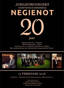 Jubileumconcert symfonisch ensemble negienot