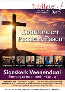 Veenendaal koorconcert Jubilate Deo