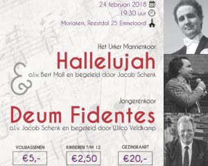 voorjaarsconcert urker mannenkoor hallelujah