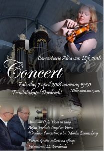 Trinitaskapel dordrecht en Alisa met Kleinkoor Concertino