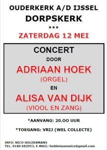 Dorpskerk ouderkerk aan de ijssel concert