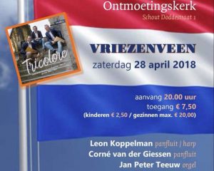 Vriezenveen ontmoetingskerk oranjeconcert