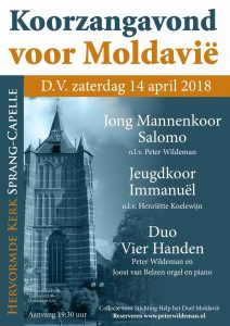 hervormde kerk sprangcapelle concert voor moldavie