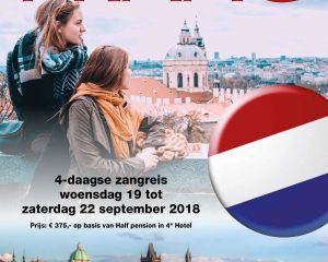 hollands jongerenkoor zingt in Praag