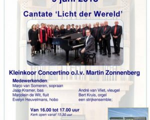 De Fontein Nijkerk concert met Kleinkoor Concertino