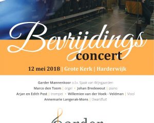 Grote kerk Harderwijk bevrijdingsconcert Garder mannenkoor