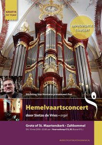 Sint Maartenskerk Zaltbommel hemelvaartsconcert