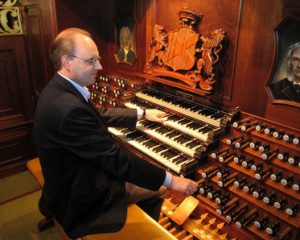 Grote kerk van Schiedam met Vincent de Vries