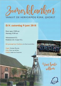 zomerklanken vanuit de hervormde kerk IJhorst