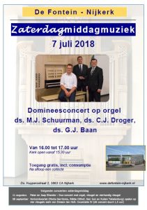 Nijkerk drie dominees musiceren op het orgel