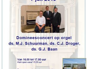 Nijkerk drie dominees musiceren op het orgel