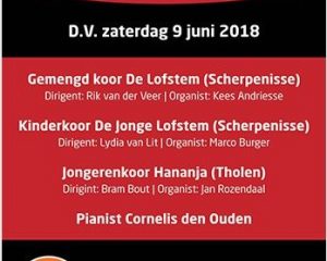 ehobothkerk Tholen zomerconcert met jongerenkoor Hananja