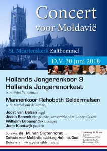 Zaltbommel Sint Maartenskerk concert voor Moldavie