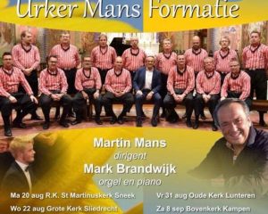 Jozefkerk van Assen zomerconcert Urker Mans formatie