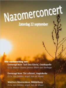 ieuwe kerk van Middelburg nazomerconcert