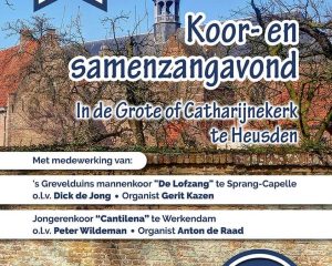 Catharijnekerk te Heusden samenzagnavond