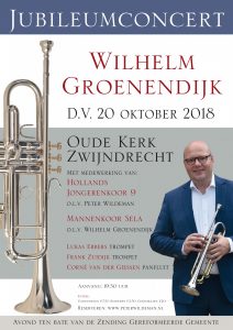 Oude kerk Zwijndrecht jubileumconcert Wilhelm groenendijk