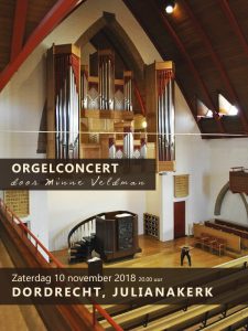 Julianakerk van Dordrecht orgelconcert Minne Veldman