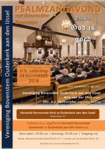 Ouderkerk psalmzangavond met Genemuider Bovenstem