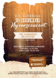 Salvatori geeft najaarsconcert in de Hervormde kerk van Nunspeet