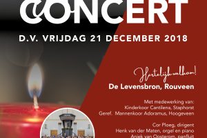 De Levensbron te Rouveen kerstconcert met kinderkoor Cantilena