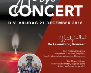 De Levensbron te Rouveen kerstconcert met kinderkoor Cantilena