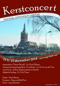 Grote kerk van Hasselt kerstoncert met gemengd koor Cantilena