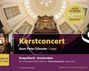 Koepelkerk te Amsterdam instrumentaal kerstconcert