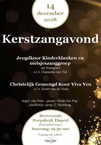 hervormde dorpskerk van Elspeet kerstzangavond met Viva Vox