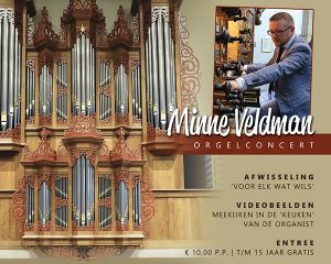 De Kandelaar te Assen orgelconcert met Minne Veldman