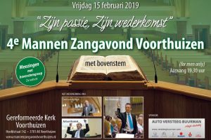 Gereformeerde kerk te Voorthuizen 4e mannenzang avond