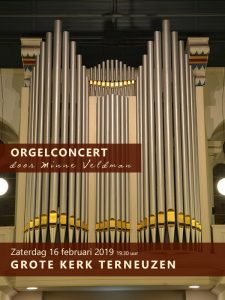 Grote kerk te Terneuzen orgelconcert met Minne Veldman