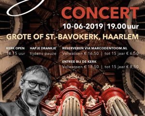 Grote kerk te Haarlem jubileumconcert Marco den Toomjpg