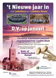 Grote kerk van Hasselt nieuwjaarsconcert Jeduthun en Laudate Deum