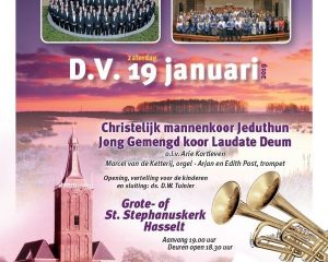 Grote kerk van Hasselt nieuwjaarsconcert Jeduthun en Laudate Deum