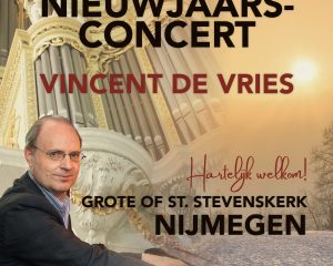 Grote kerk van Nijmegen nieuwjaarsconcert Vincent de Vries